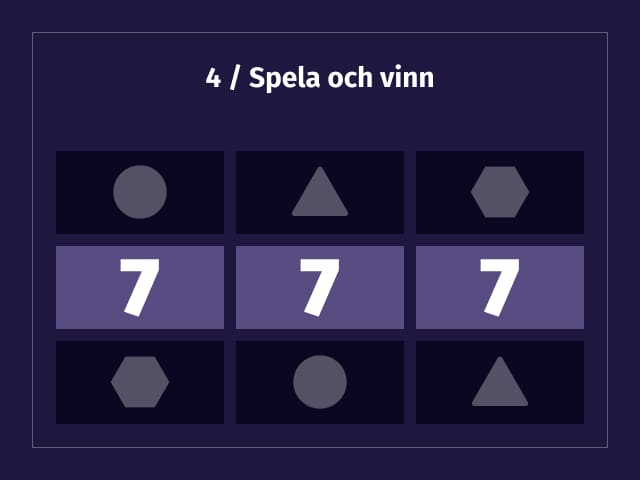 steg 4 spela och vinn