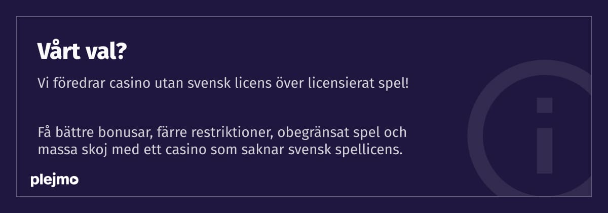 jämför casino utan och med svensk licens